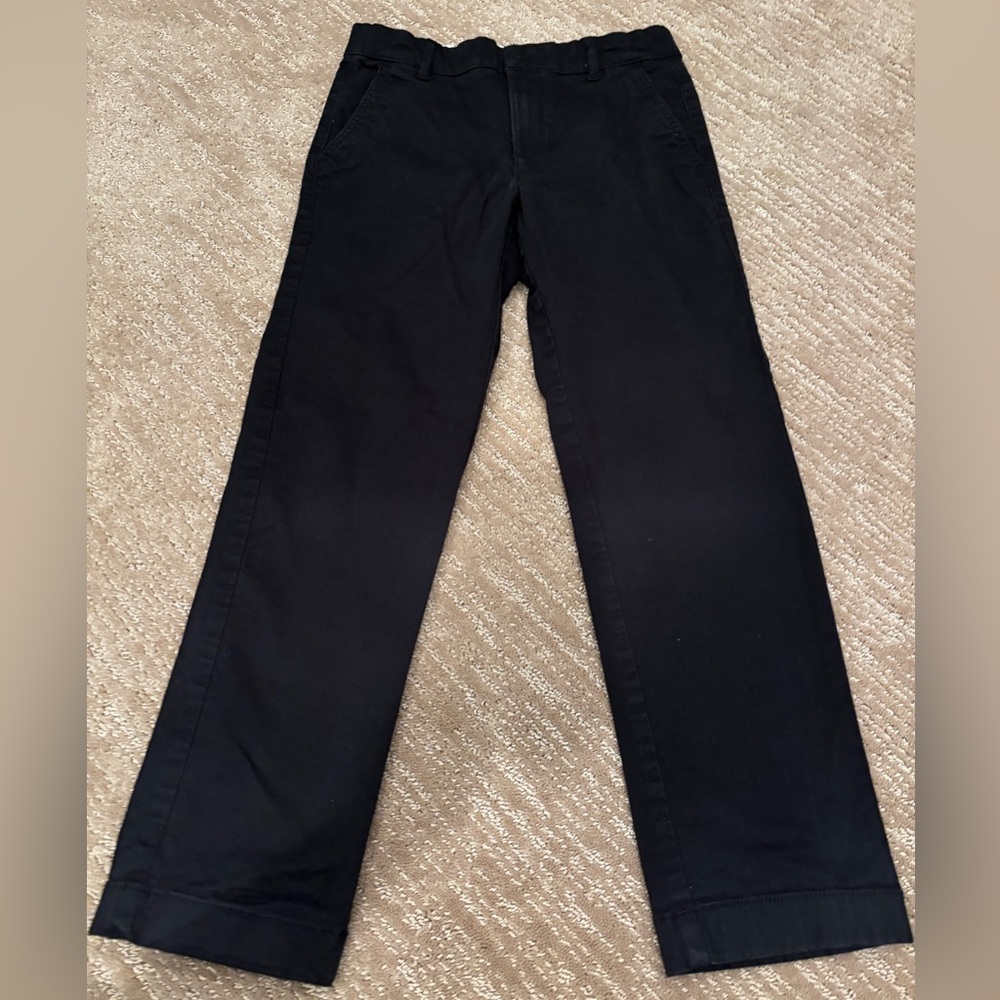 Hanna Andersson Classic Chino Pants, Black, Size 10